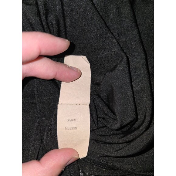 JGs Mad Lab Womens Black Wearable Art Blouse With Colorful Trim/Embroidery - Picture 5 of 8